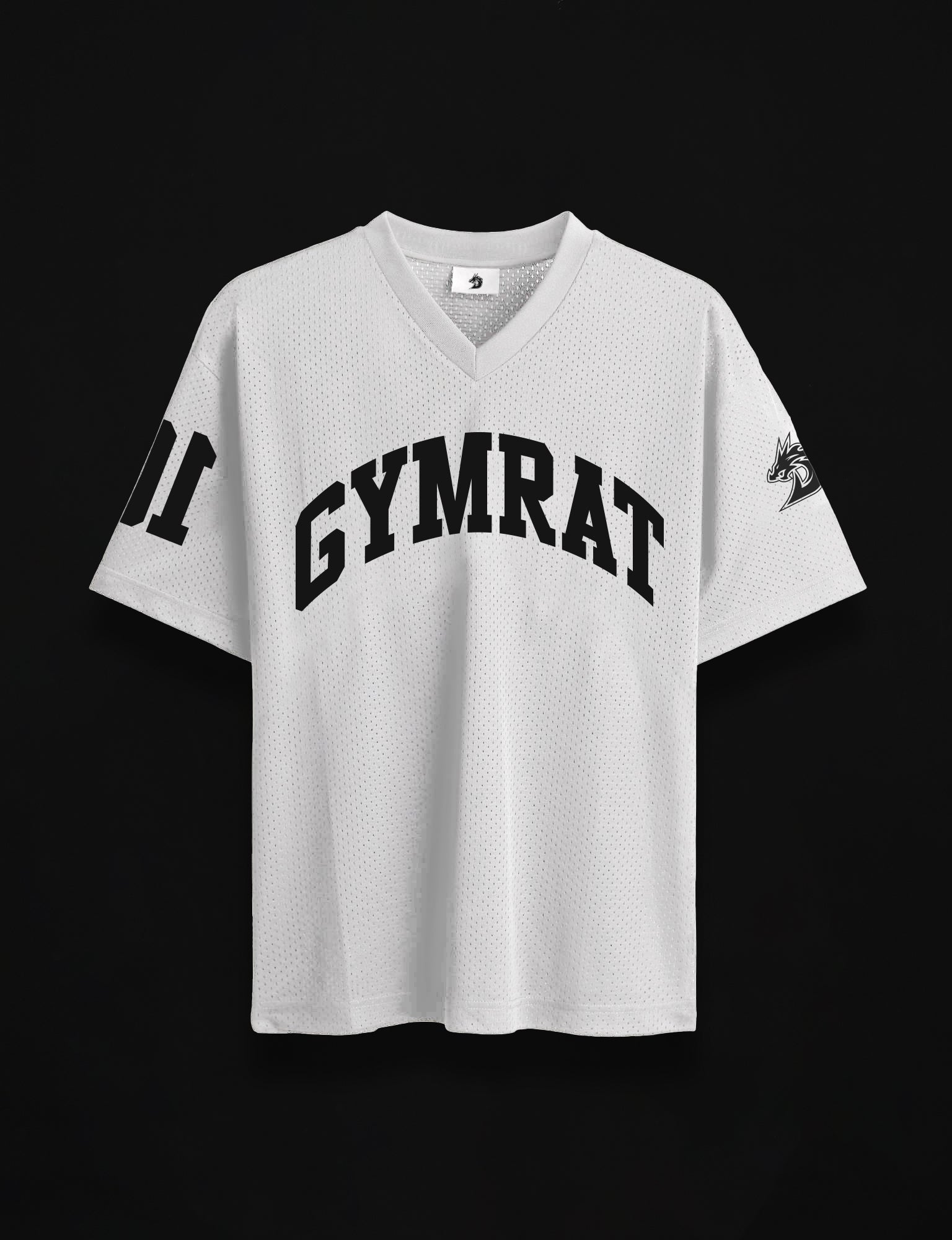 GYM RAT (Oversized Tee) White