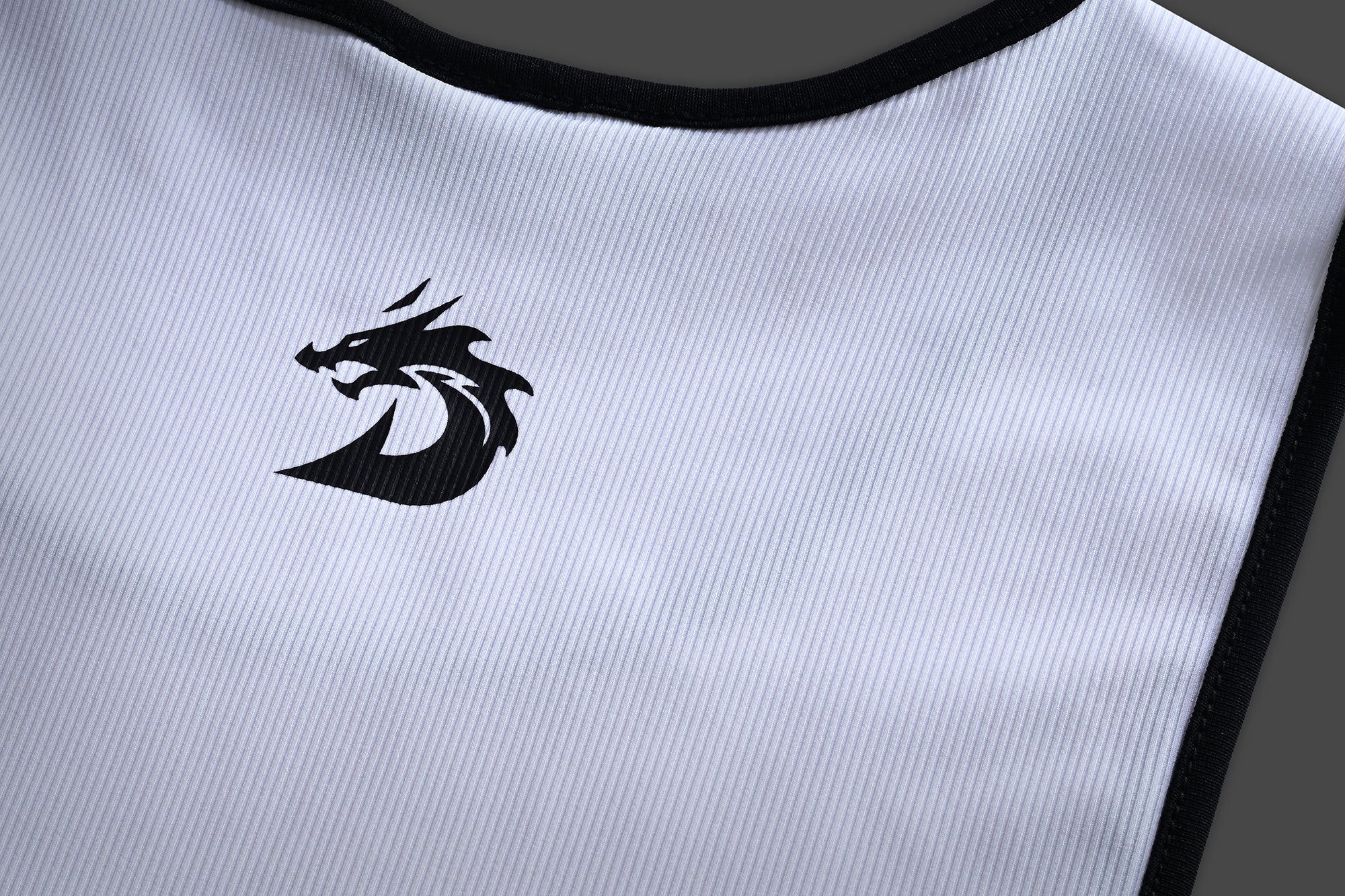 White Training Vest for Men for gym and fitness sessions