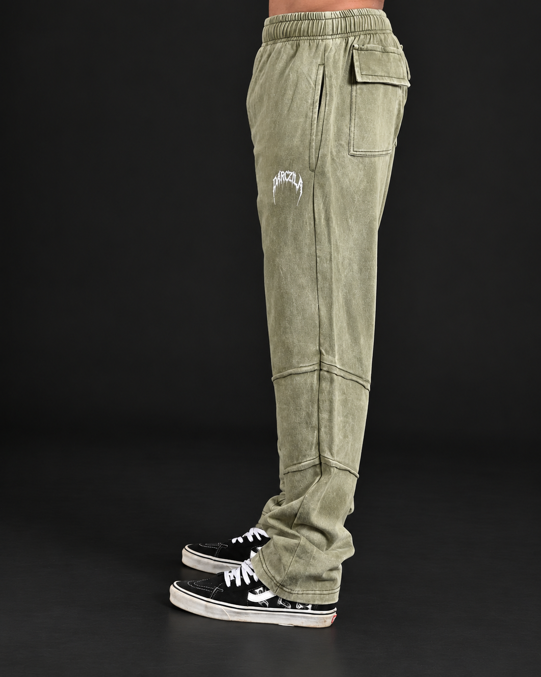 DARCZILA Heavy Wash Baggy Trouser