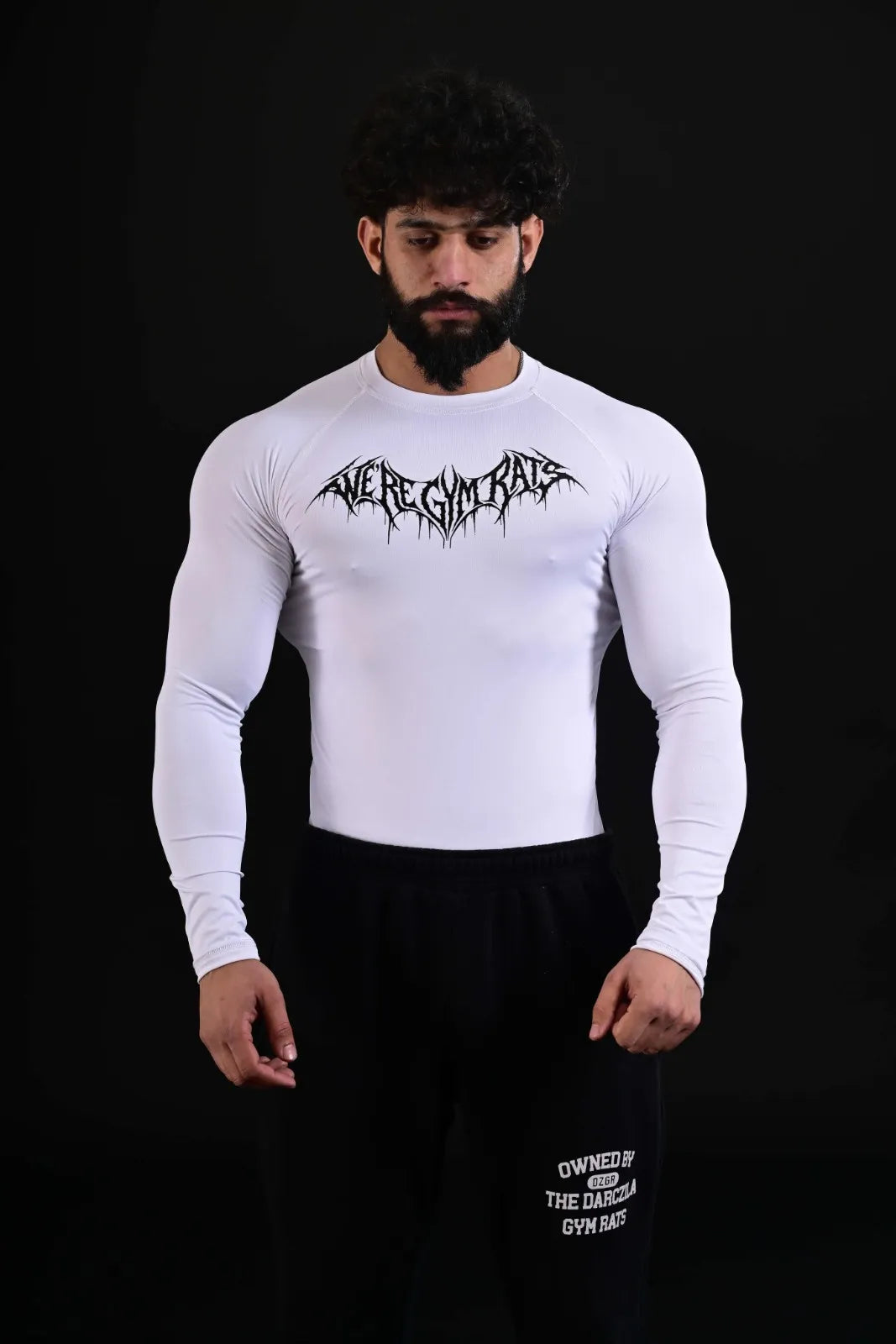 Batman White Compression Shirt - Gym Rash Guard Pakistan