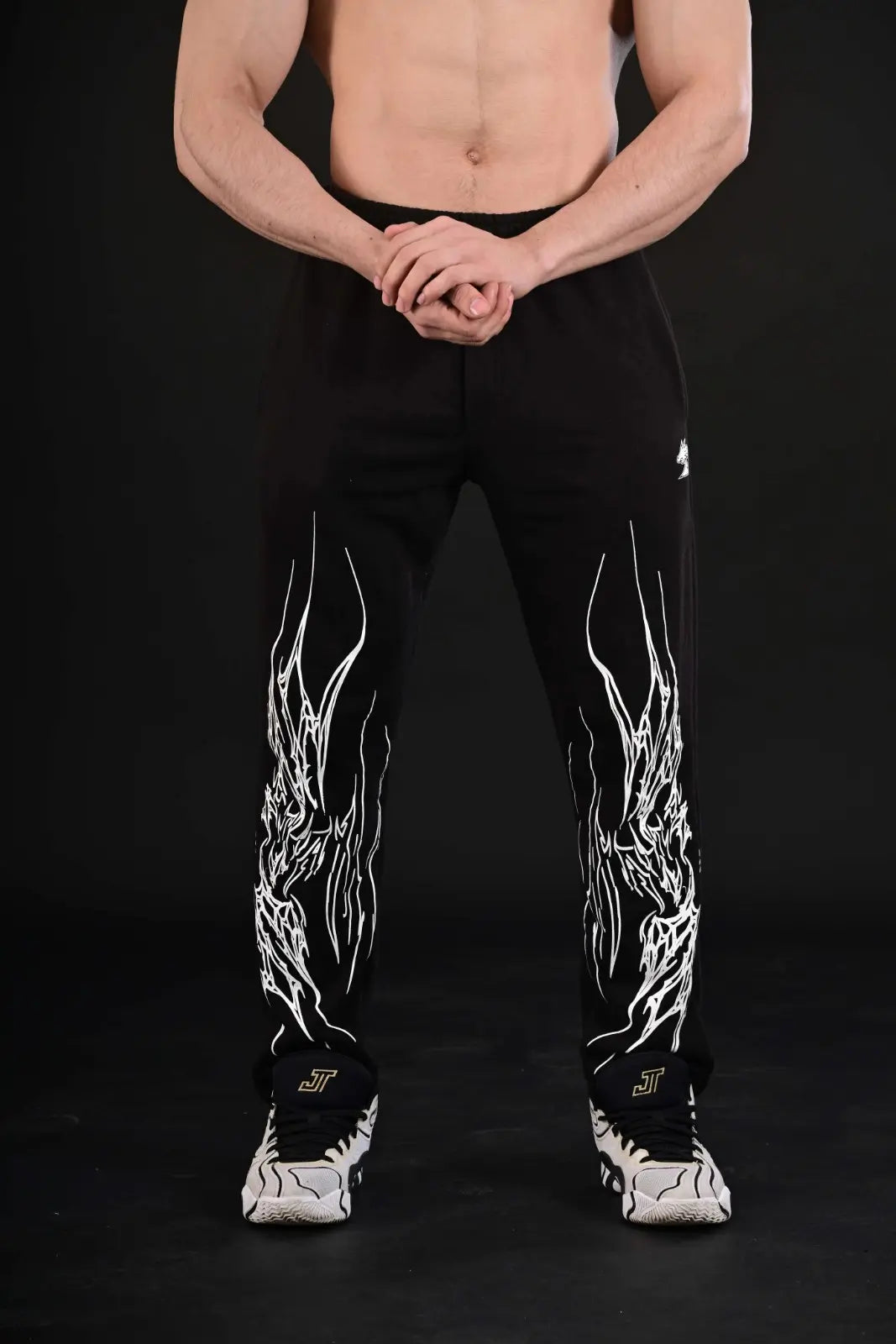 Flame Trouser Black - Best Gym Wear Pakistan by Darczila Fitness Brand
