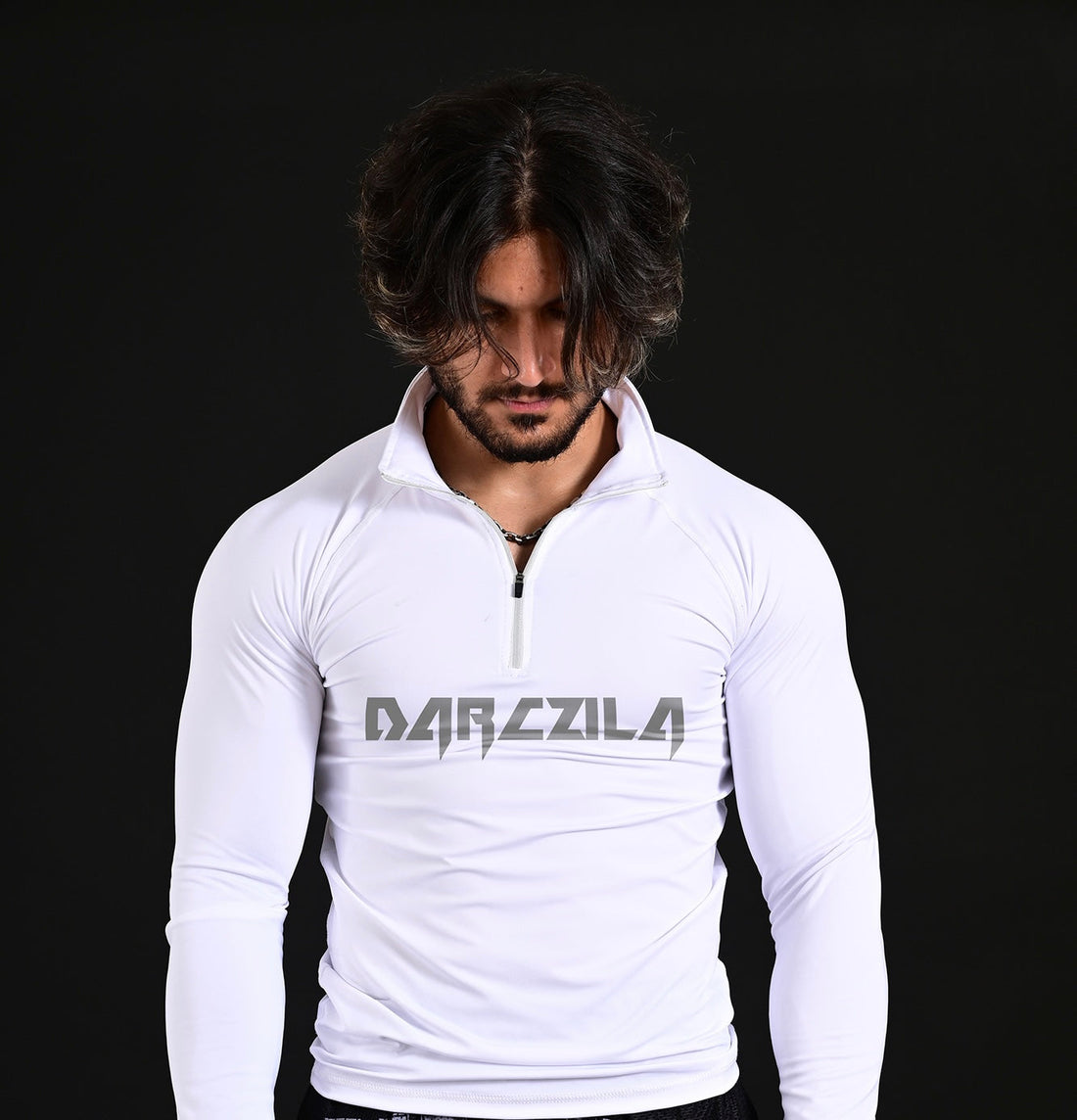 Collar Compression Shirt [Black]