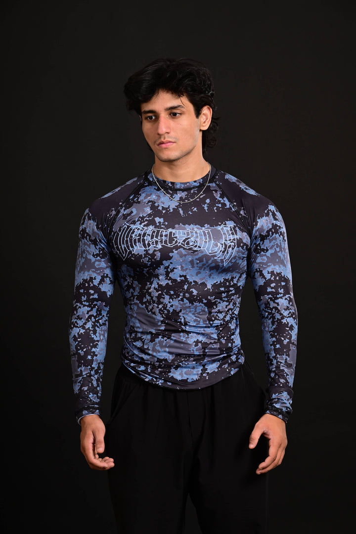 This Compression shirt for men, high-performance activewear engineered for gym, training, and endurance workouts.