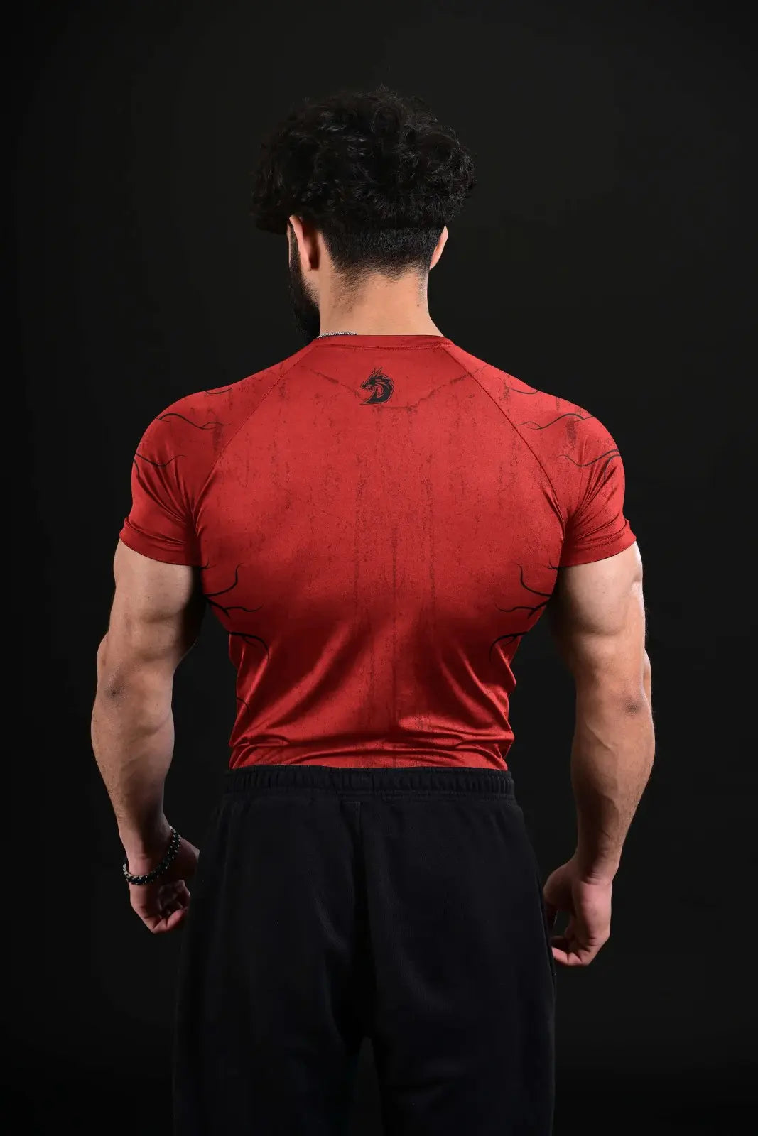 red spider gym shirt compression fit for workouts