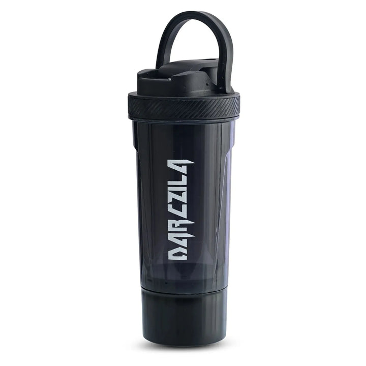 Darczila Black Shaker Bottle - Premium Gym Accessories Pakistan