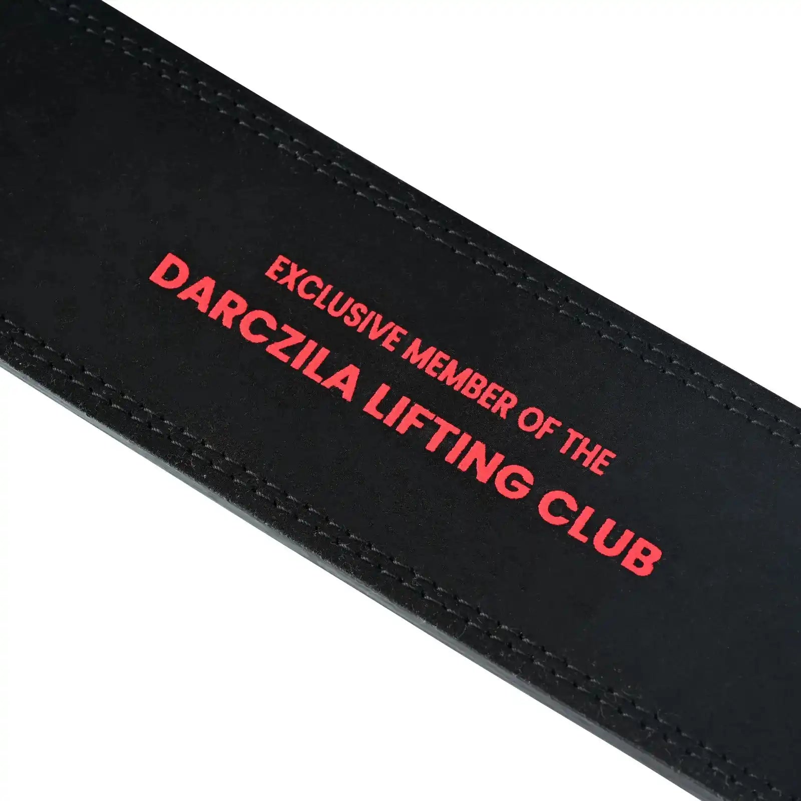 Darczila Lifting Club Edition Black Suede Belt for Maximum Intra-Abdominal Pressure and Spine Safety.