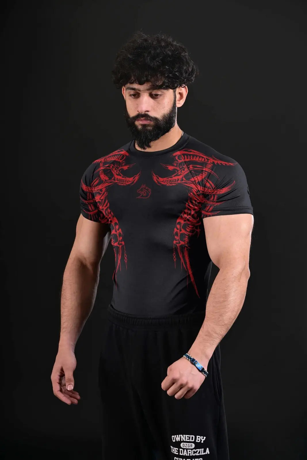 Spartan Series Muscle Fit Tee for Bodybuilding and MMA