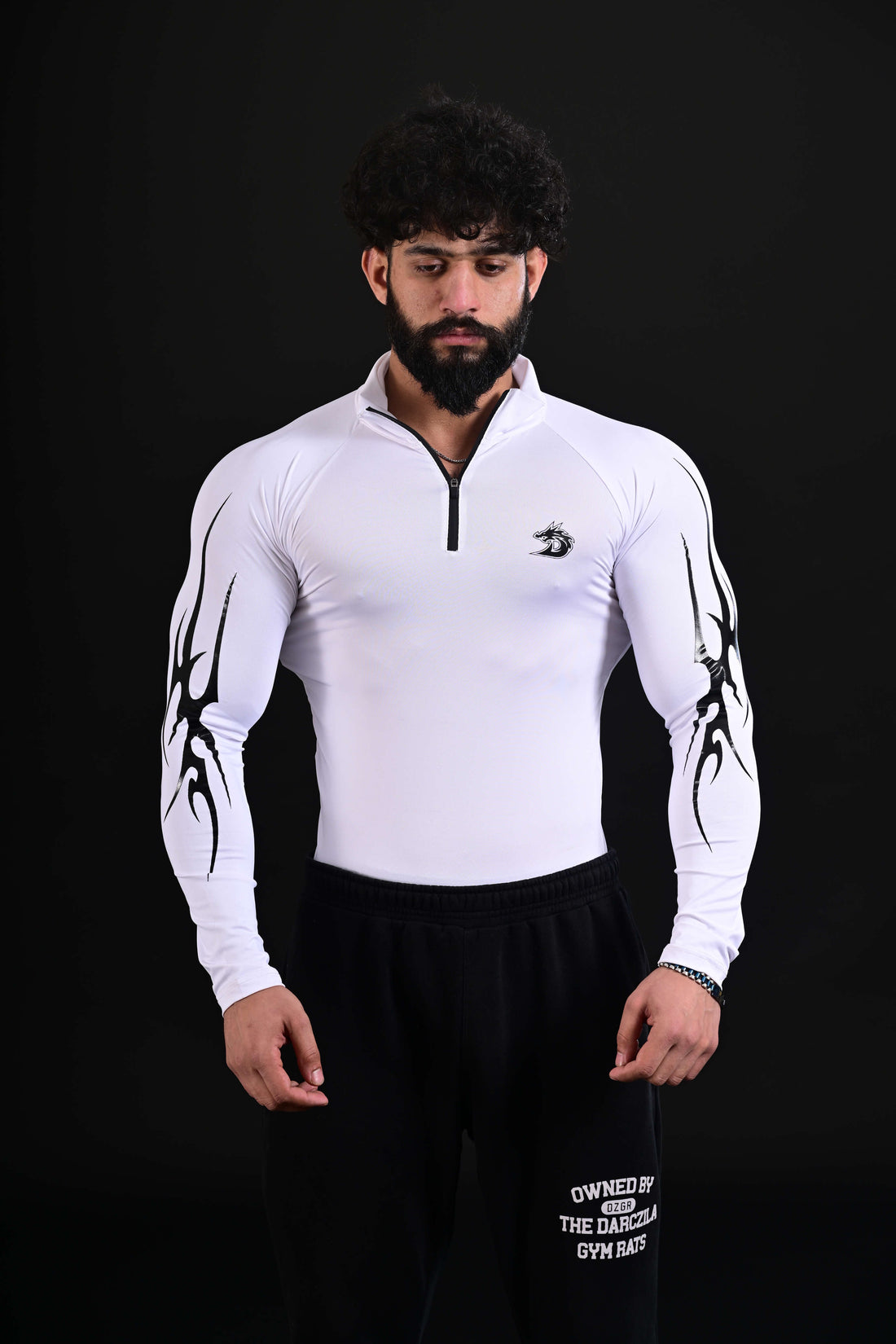 Iron full compression shirt white Pakistan
