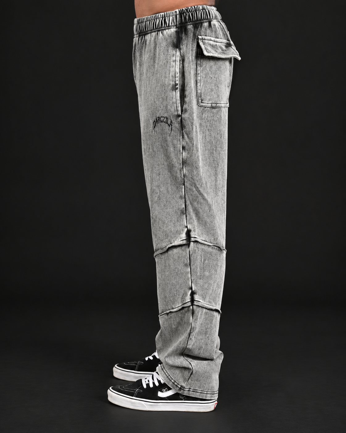 DARCZILA Heavy Wash Baggy Trouser