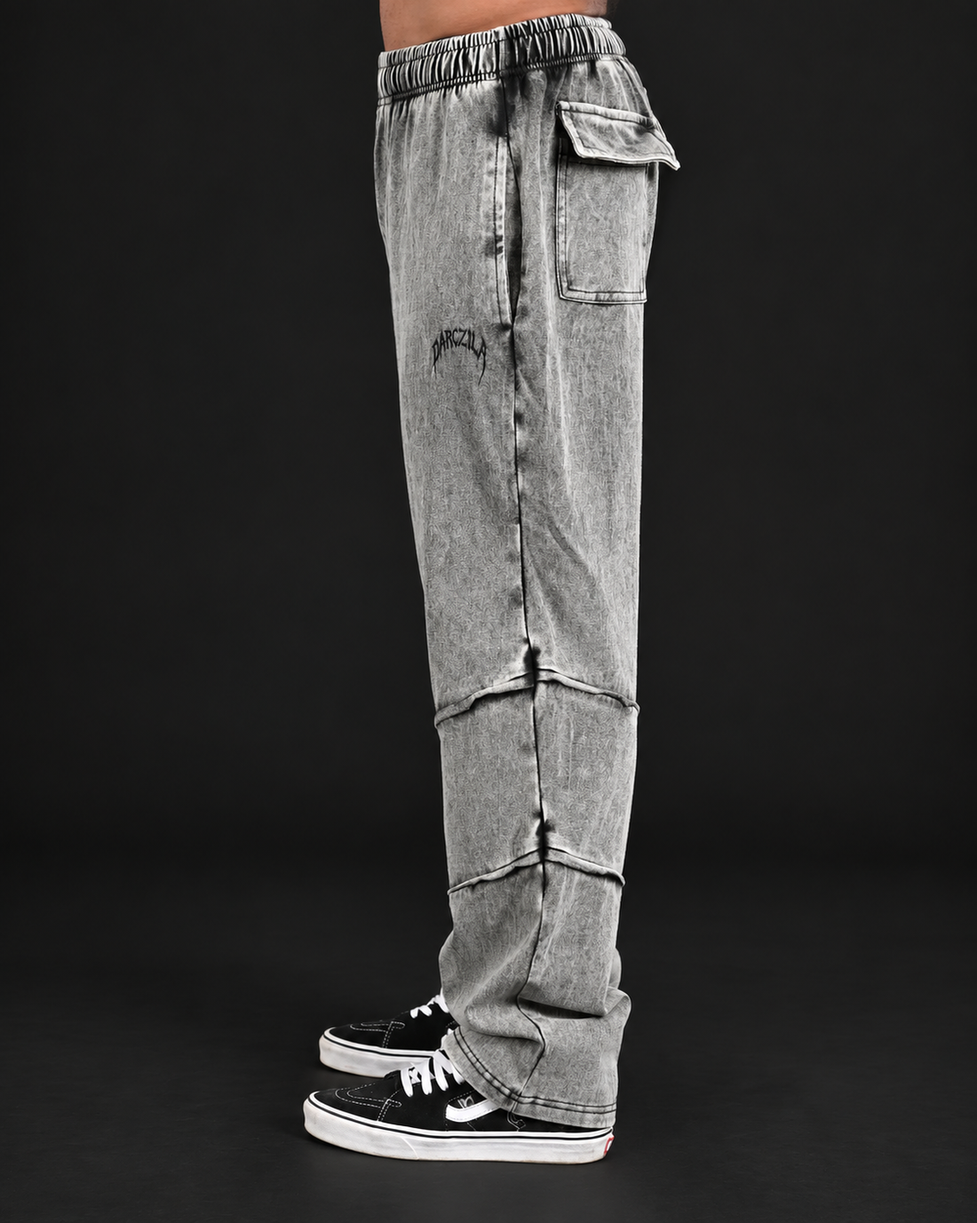 DARCZILA Heavy Wash Baggy Trouser