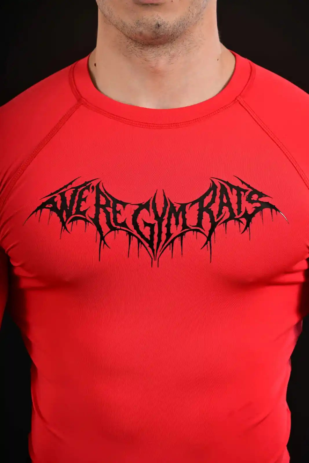 Fitness Brand Pakistan Red Compression Tee for Training