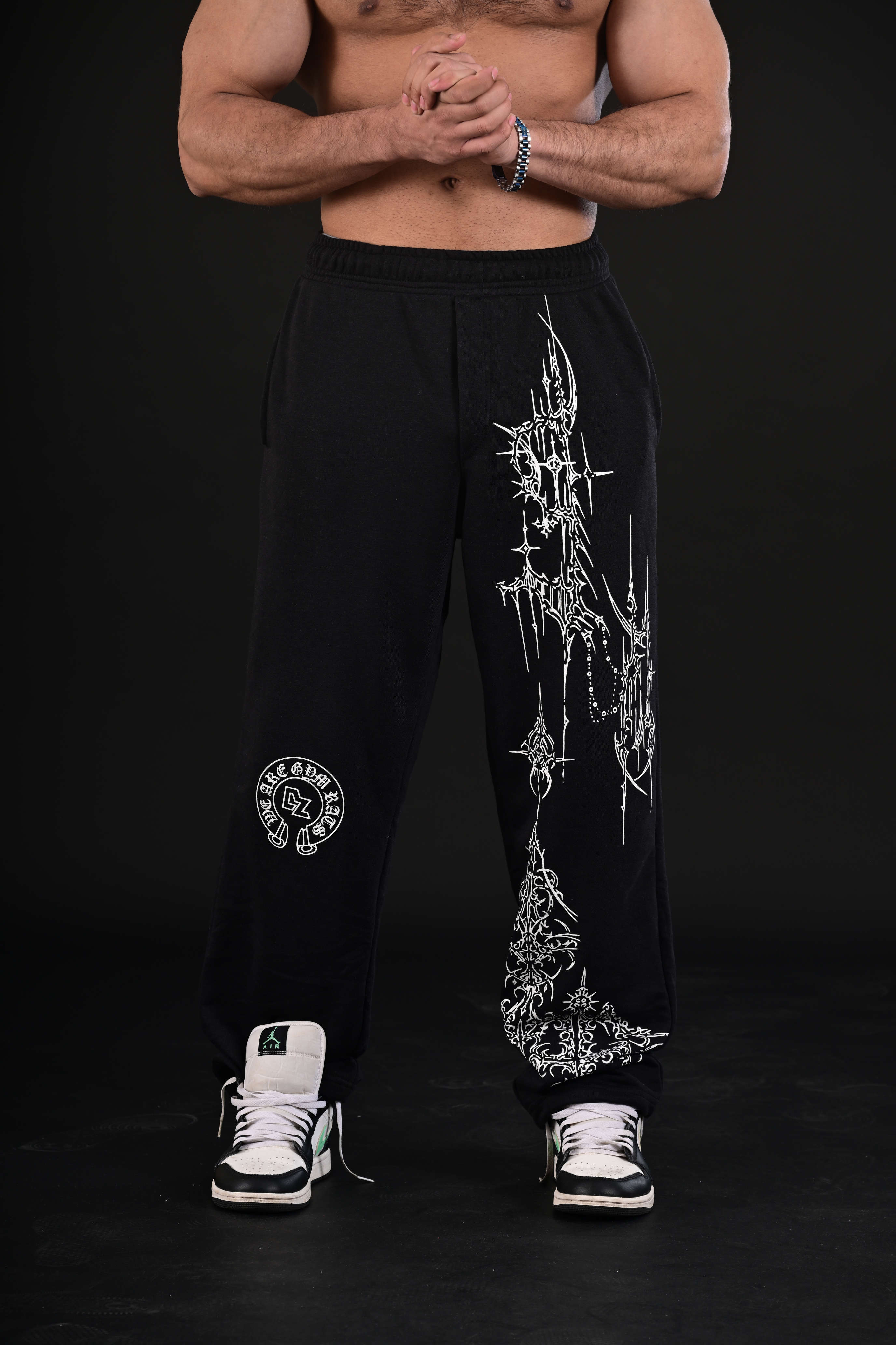 Exclusive black flare bottom pants Pakistan
