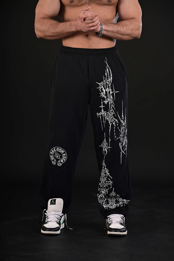 Exclusive black flare bottom pants Pakistan
