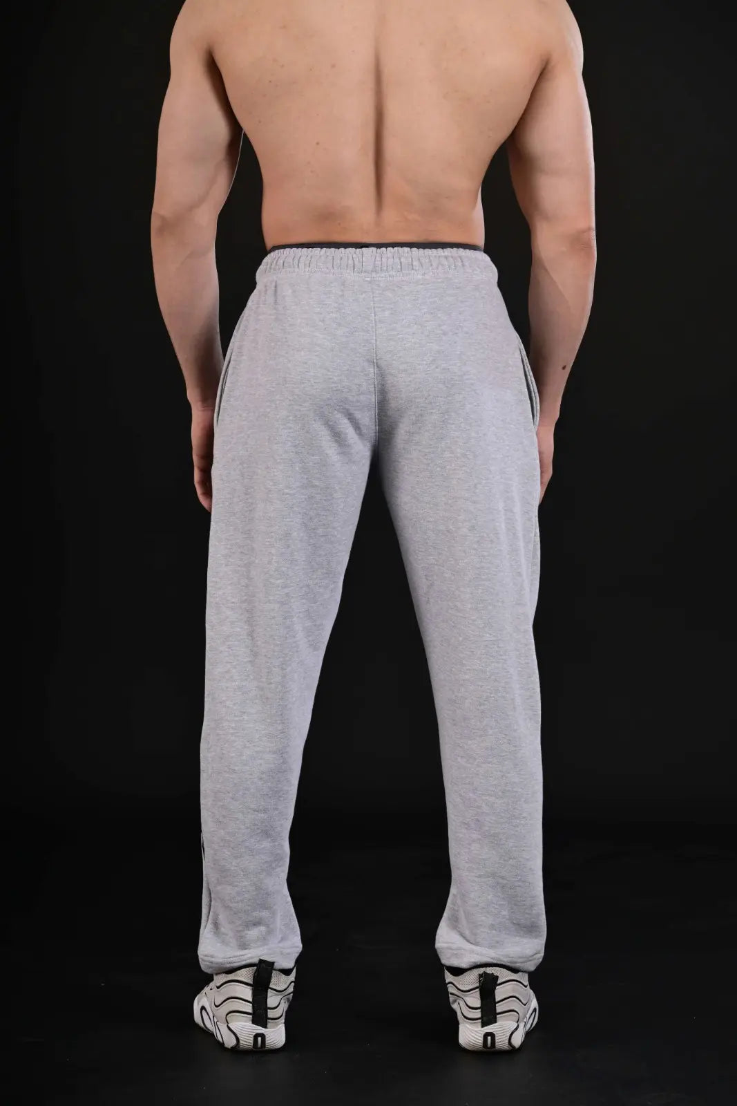 High performance grey flame trousers - Darczila gym wear brand essentials