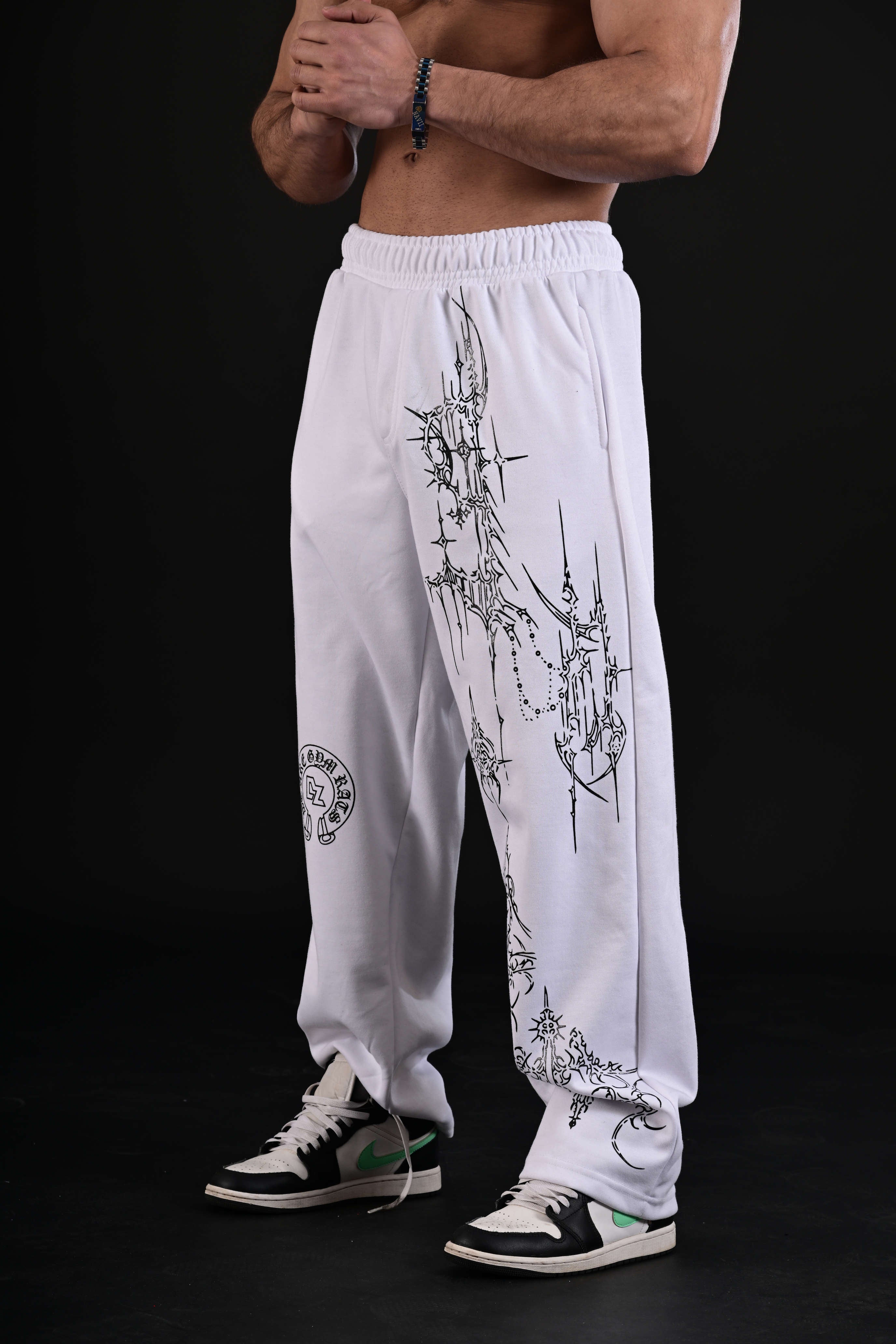 White flare pants for women Pakistan