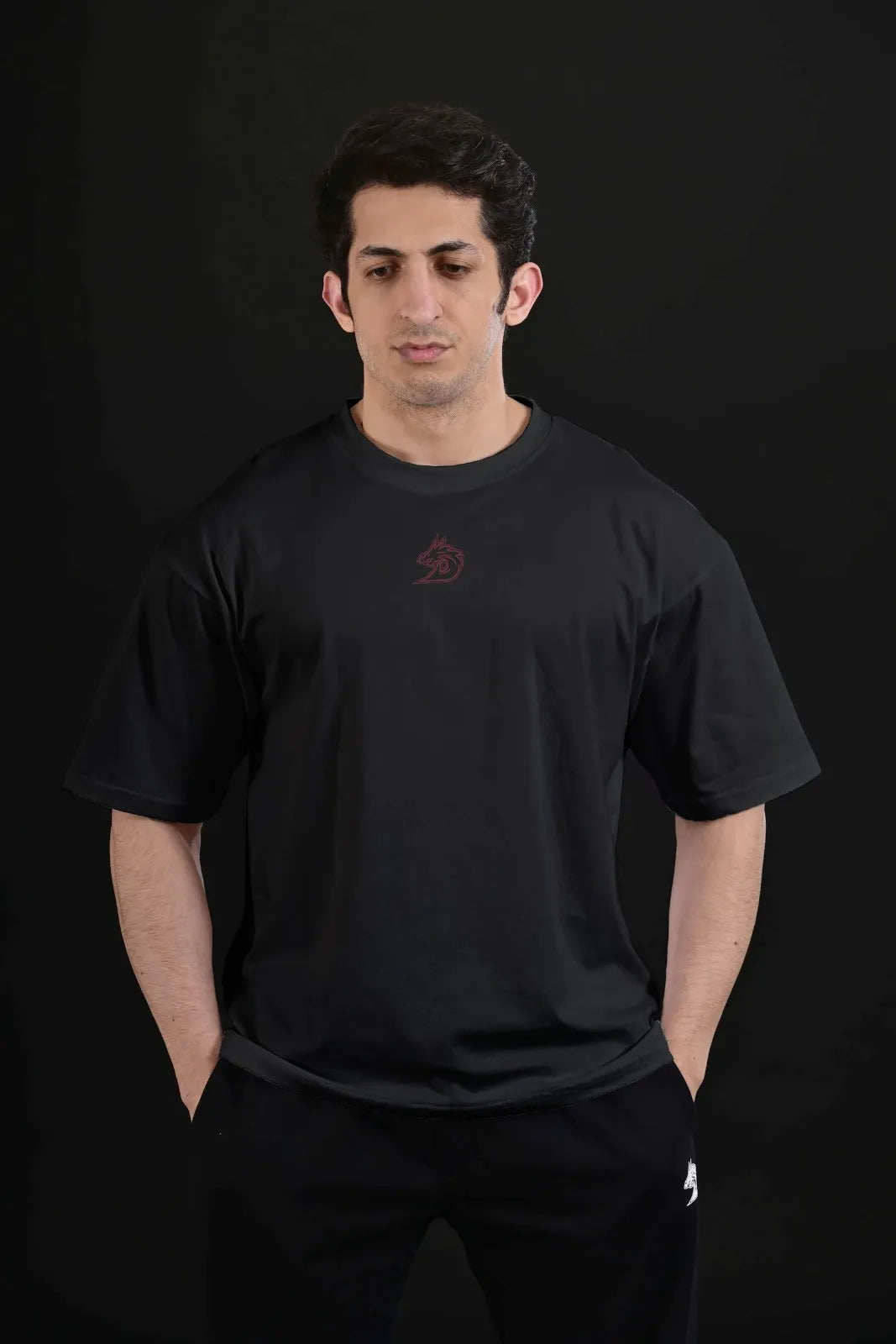 High-Quality Drop Shoulder Training Tee from Pakistan Gym Brand