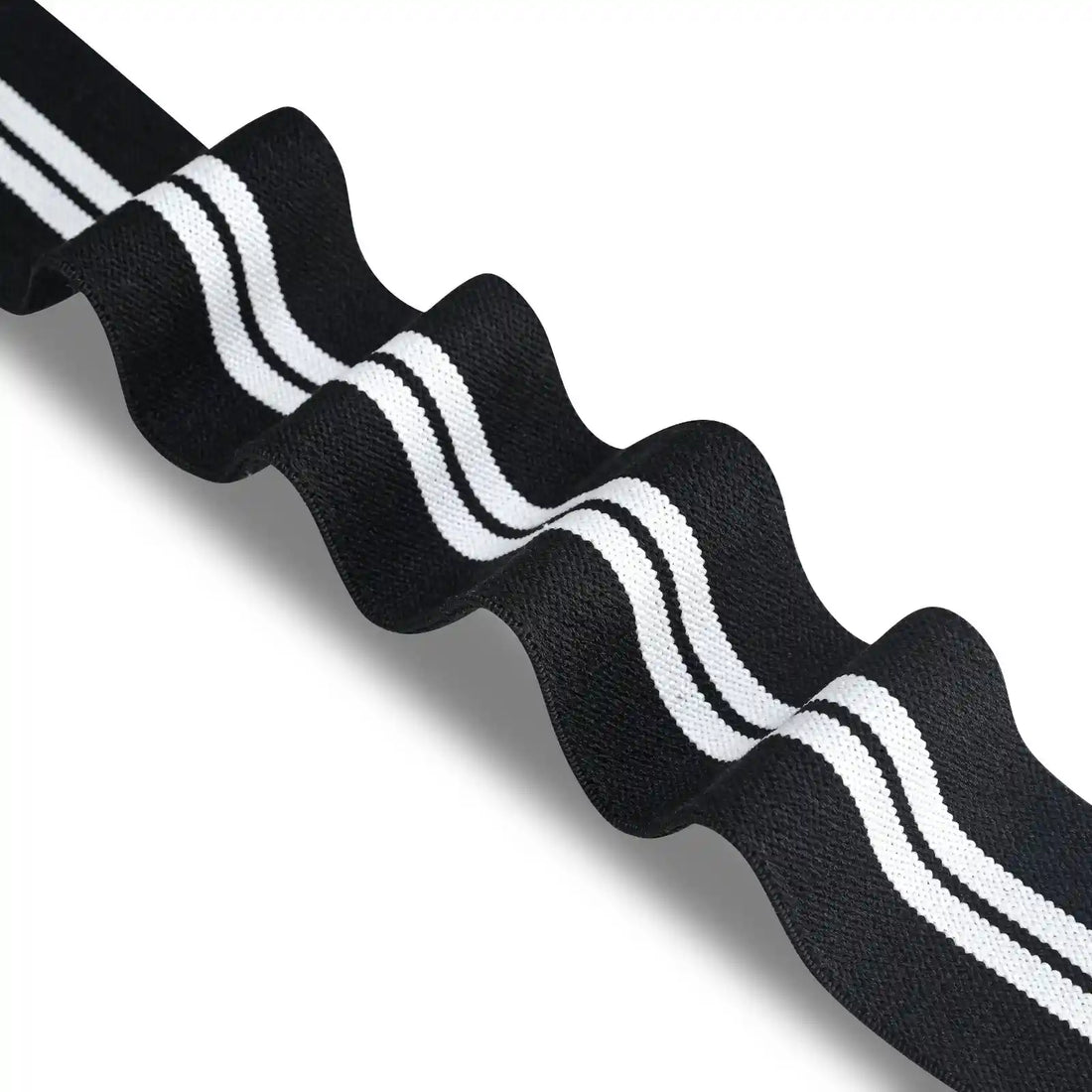 Heavy Duty Knee Straps with White Stripes - Darczila