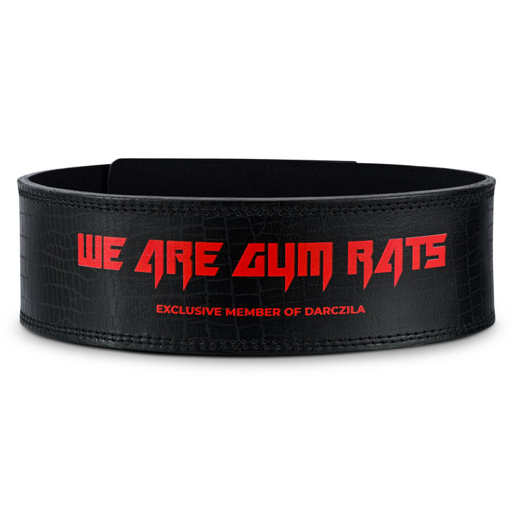 leather weightlifting belt black for gym training