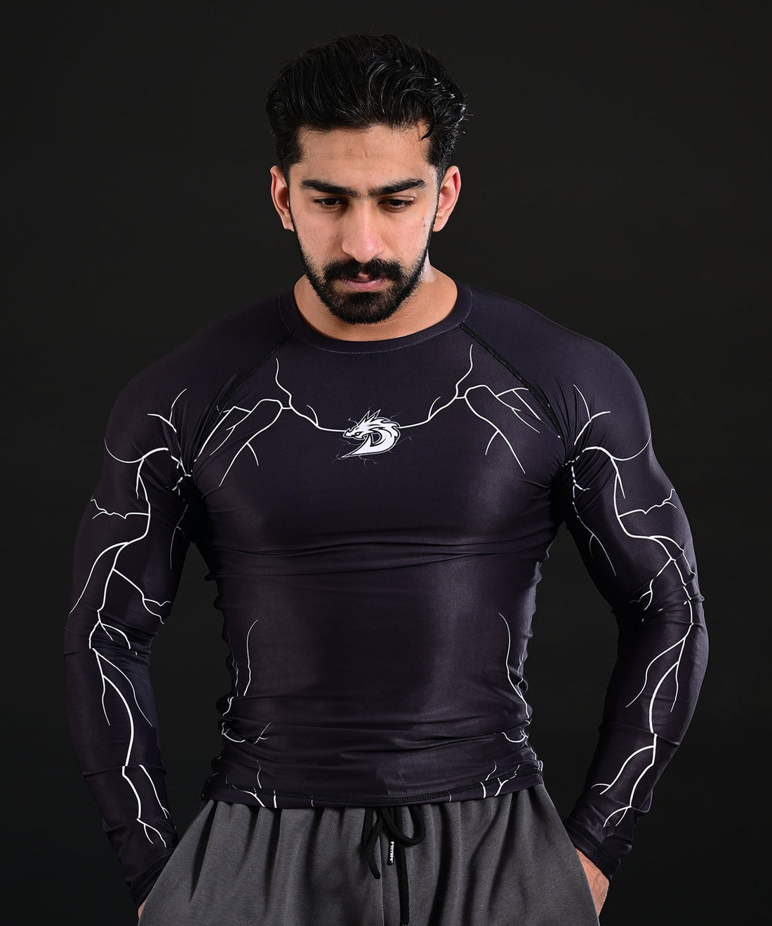 Lightning Compression Shirt (White)