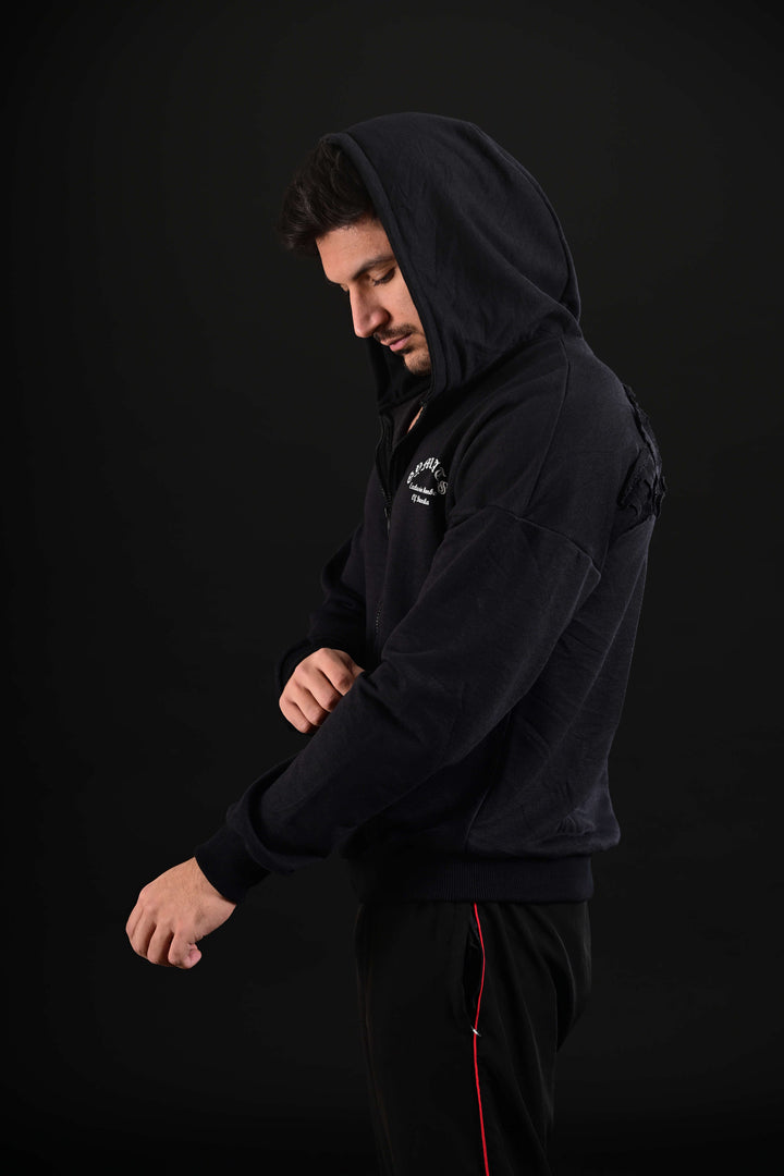 OLD SKOL black streetwear hoodie Pakistan