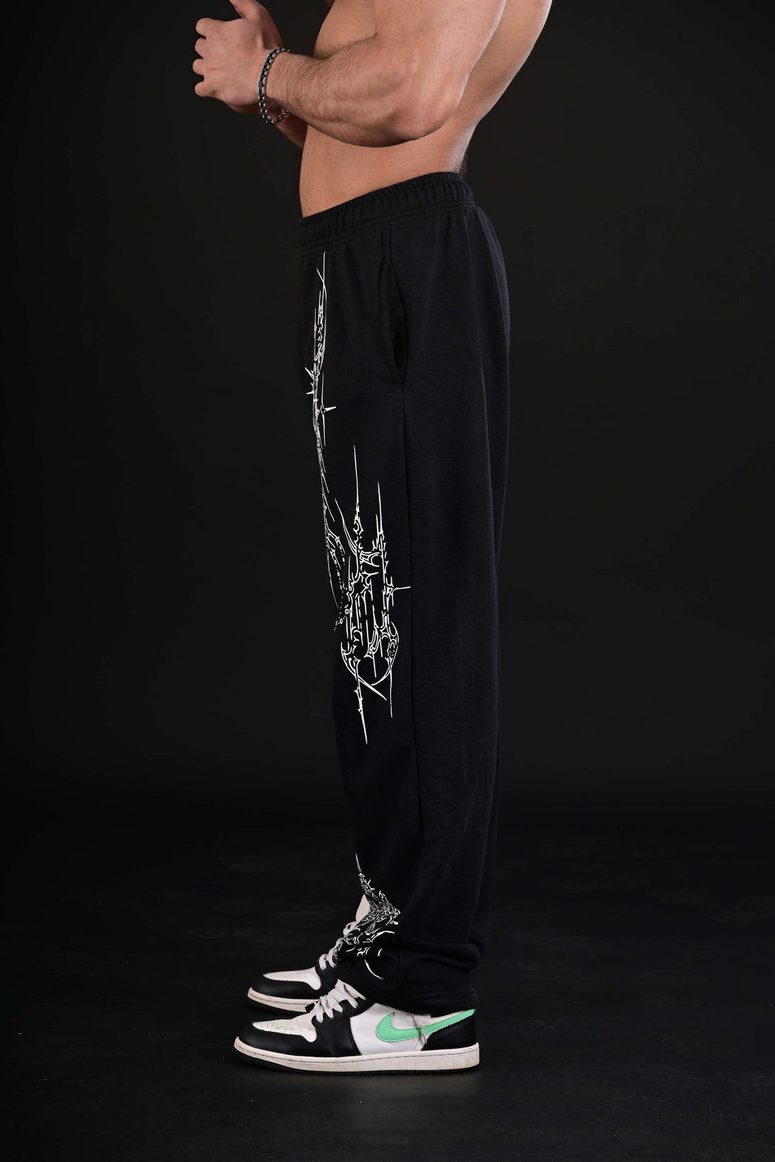 High rise black flare leggings Pakistan
