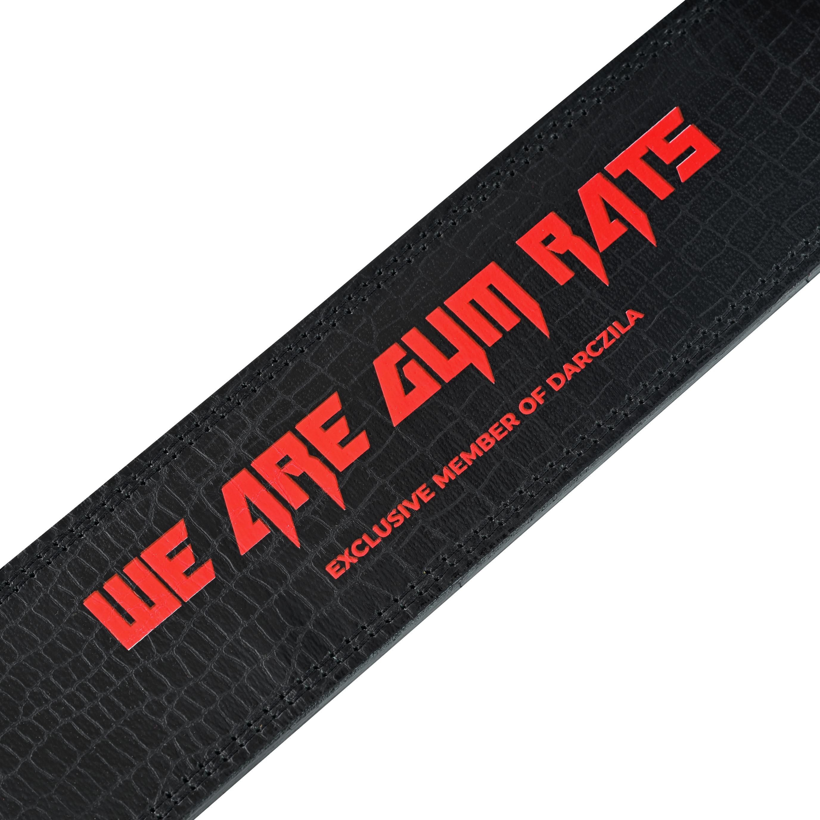 powerlifting leather belt for heavy lifting support