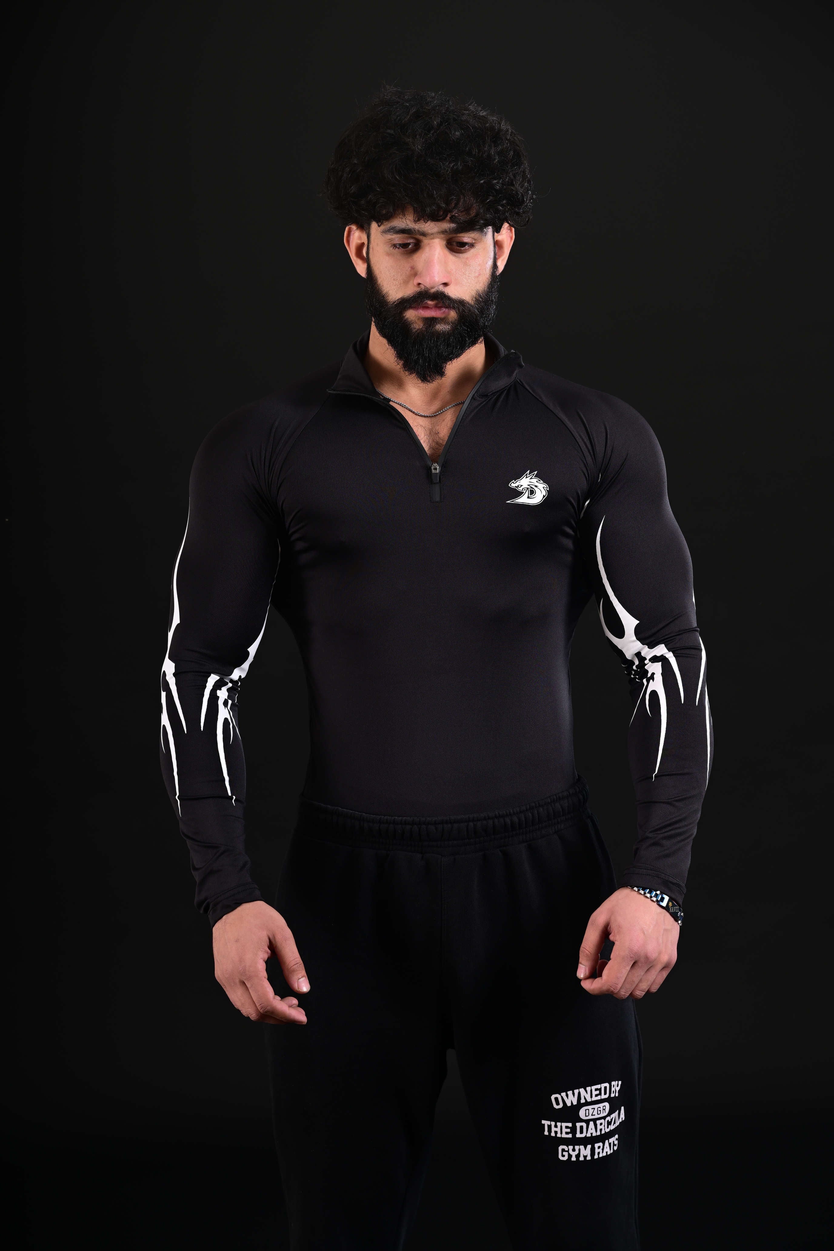 Iron full compression shirt black Pakistan
