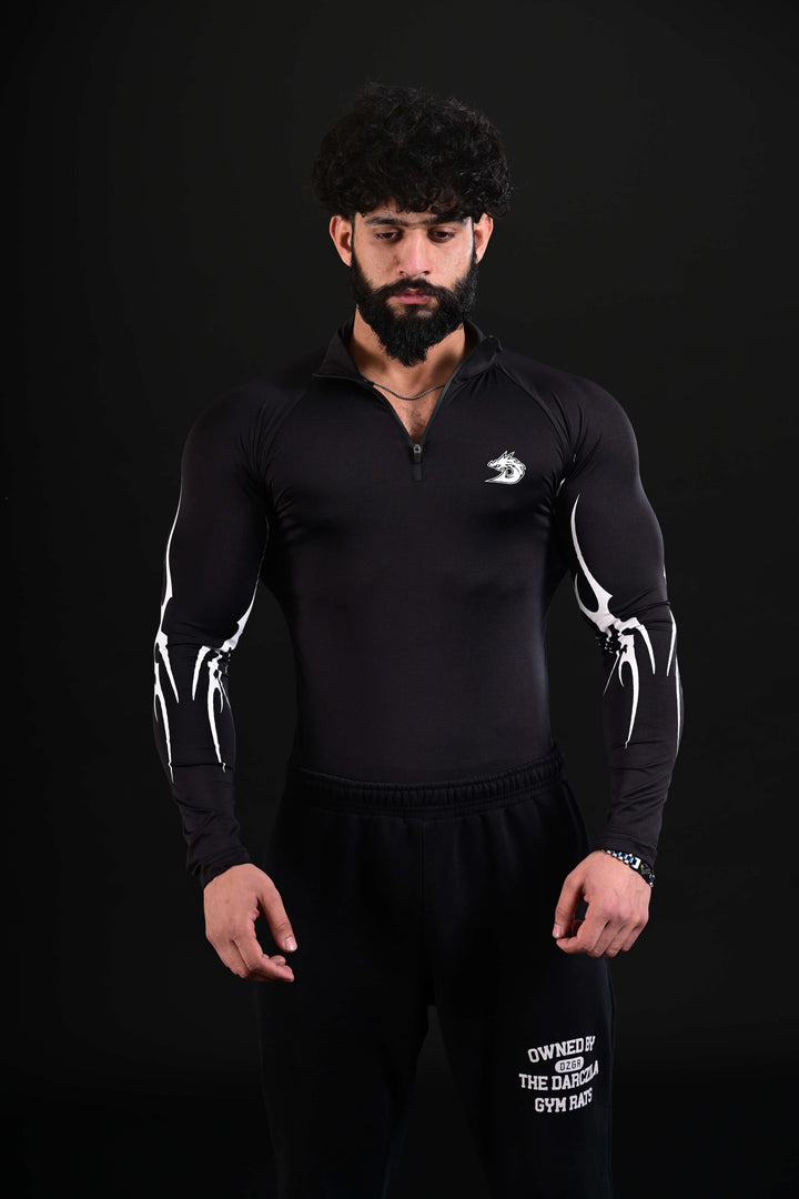 Iron full compression shirt black Pakistan
