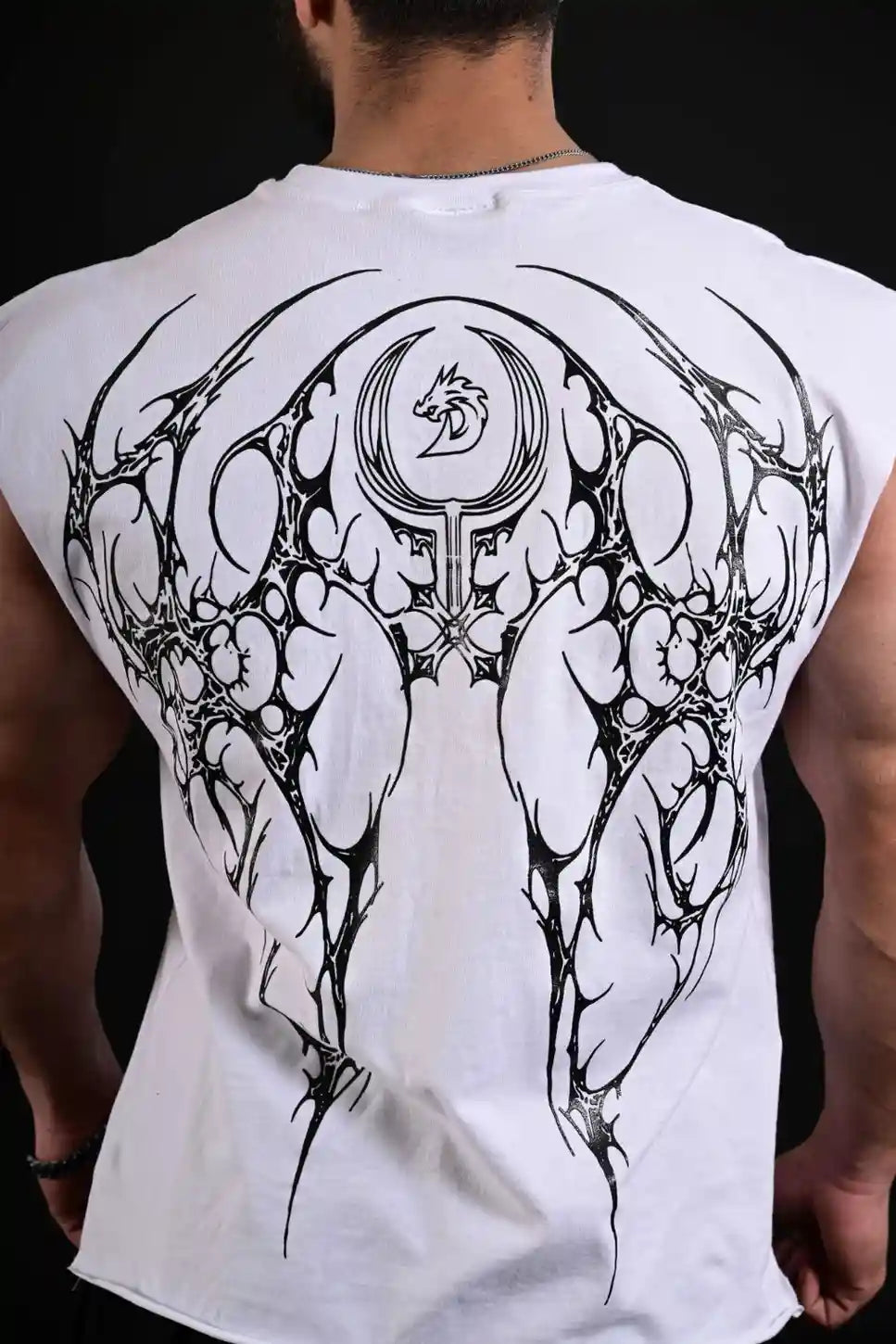 Top Pakistan Fitness Brand Apparel - Muscle Fit White Tank