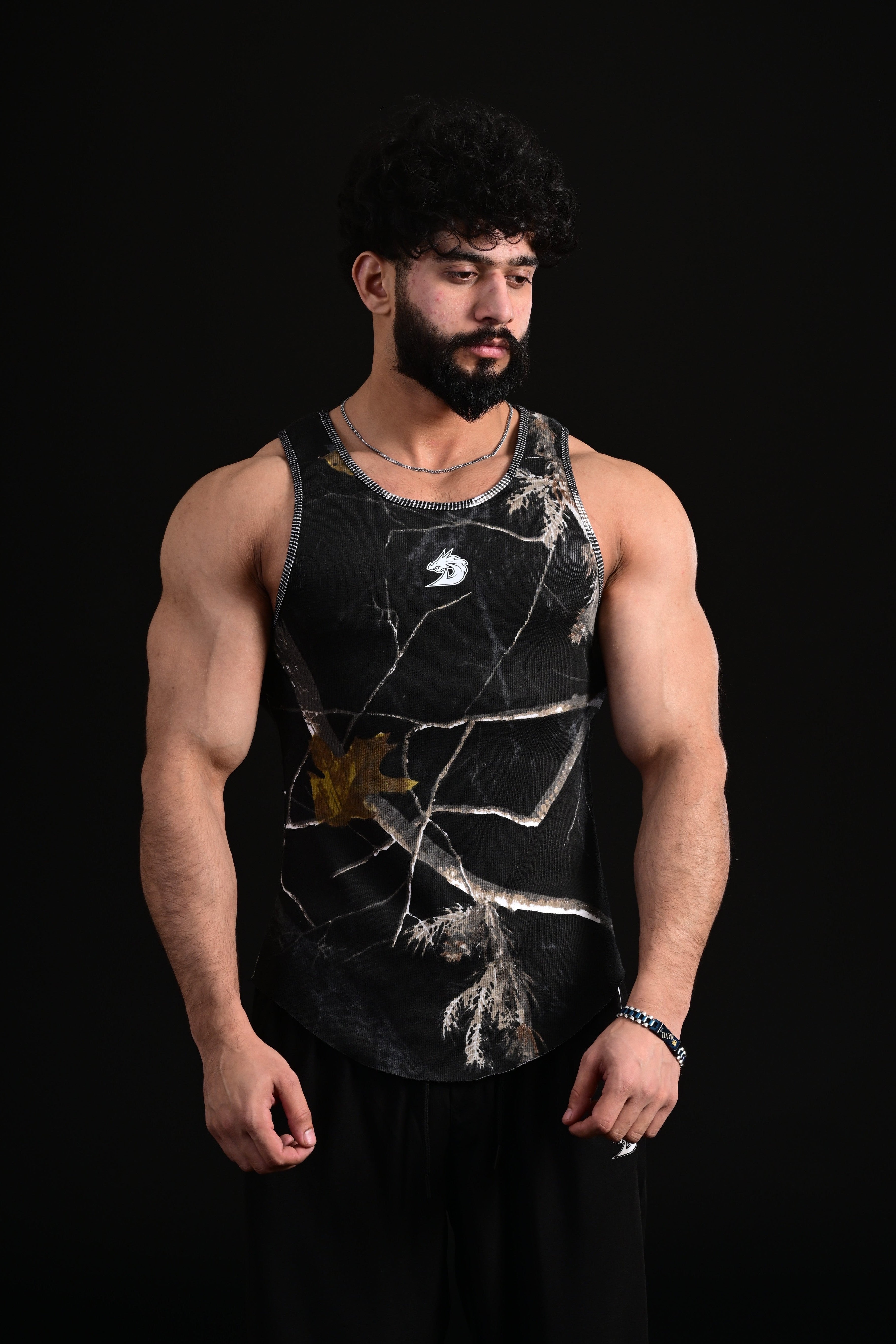 Athletic-fit WAGR Training Vest designed for gym wear comfort, activewear flexibility, and fitness fashion style.