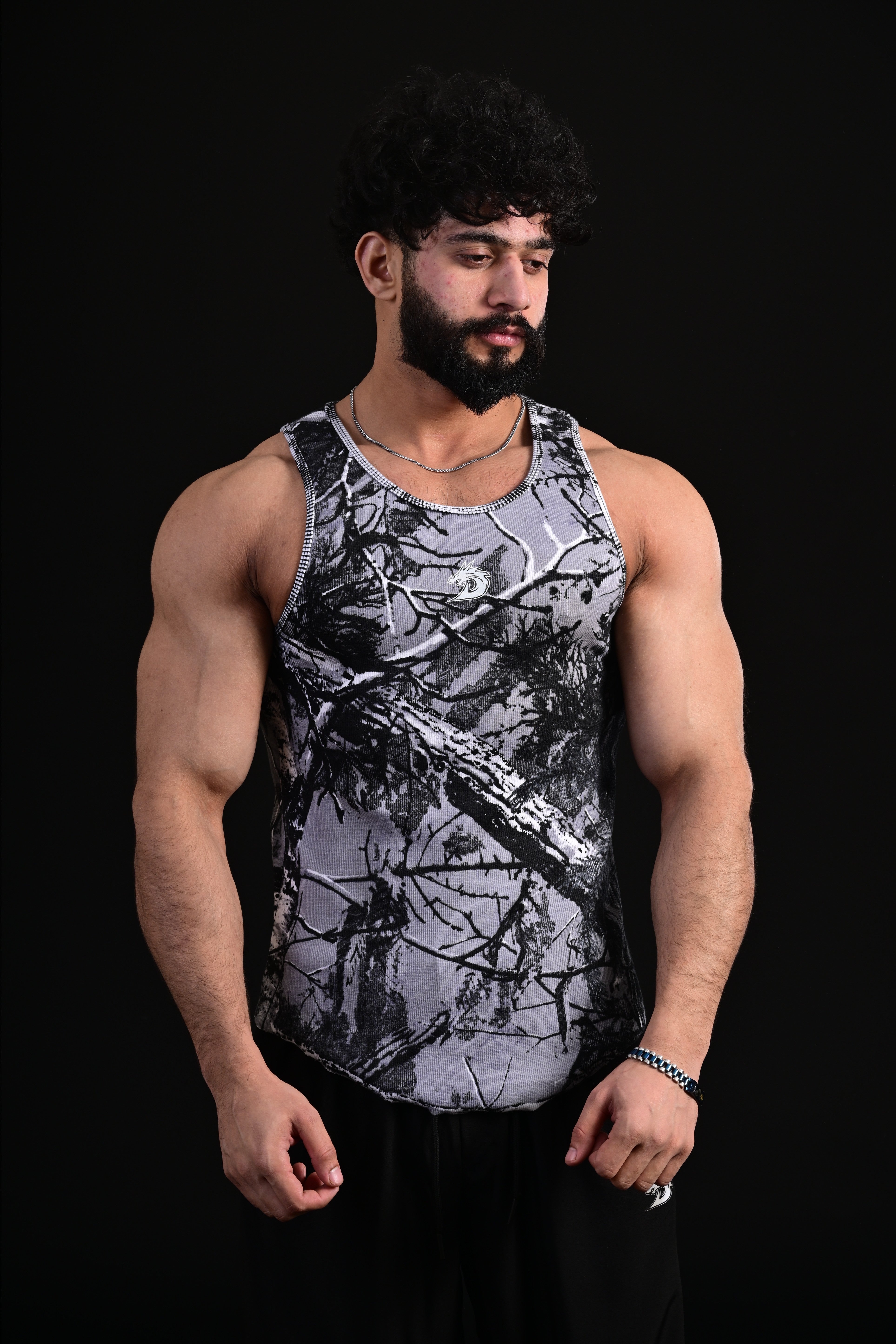 Front view of the WAGR Training Vest designed for gym wear, sportswear performance, and modern fitness fashion.
