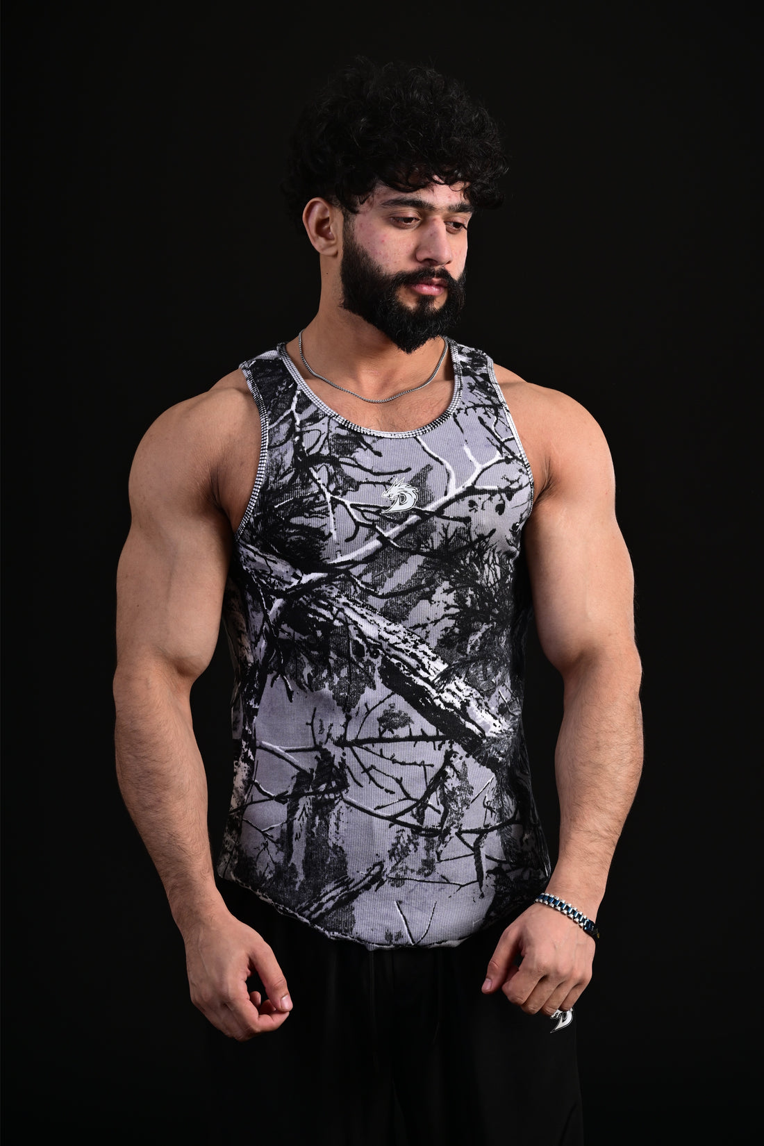 Front view of the WAGR Training Vest designed for gym wear, sportswear performance, and modern fitness fashion.