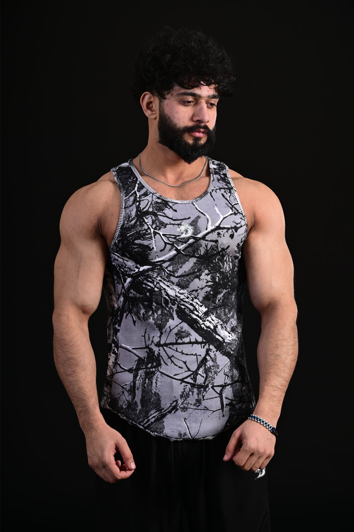 Front view of the WAGR Training Vest designed for gym wear, sportswear performance, and modern fitness fashion.