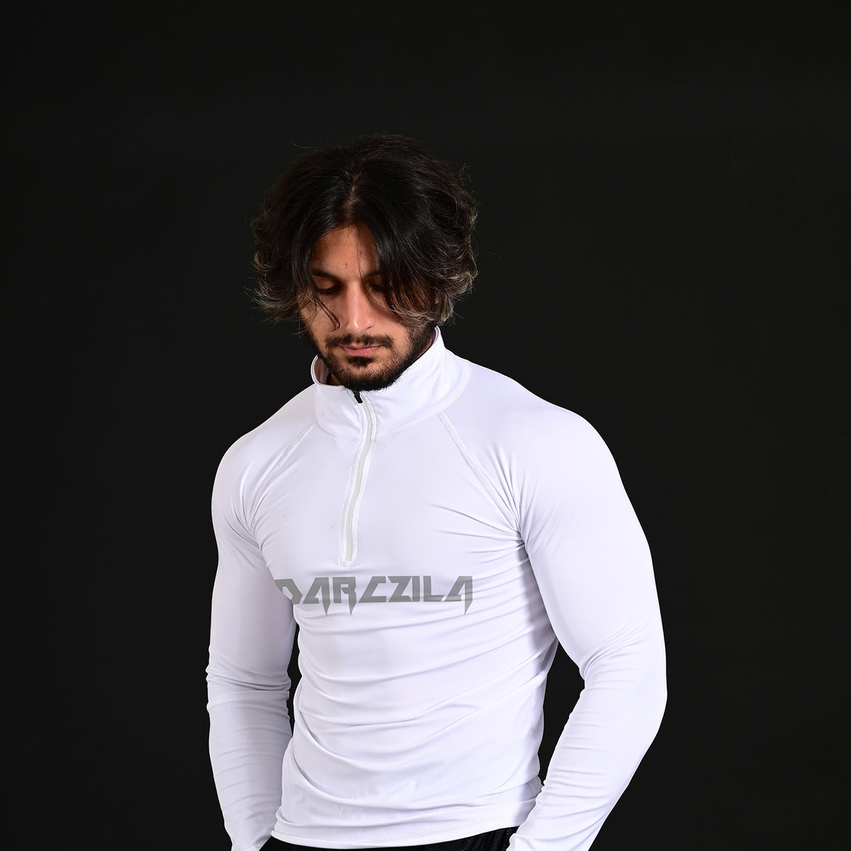 Compression Collar Indesign White Collar Compression Shirt – Premium Performance & Smart Athleisure ...