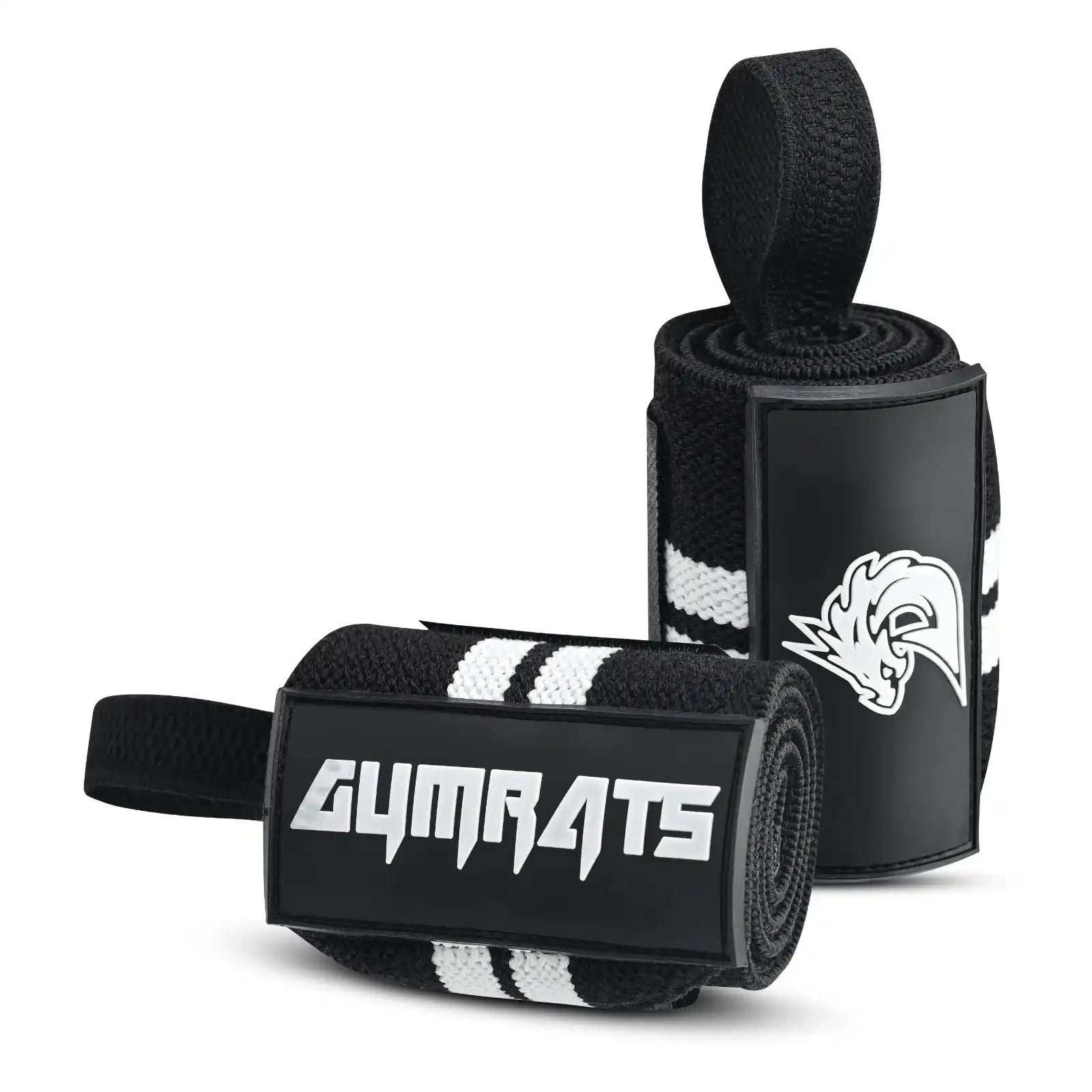 Wrist Wraps White Stripes - Bench Press Wrist Support Pakistan